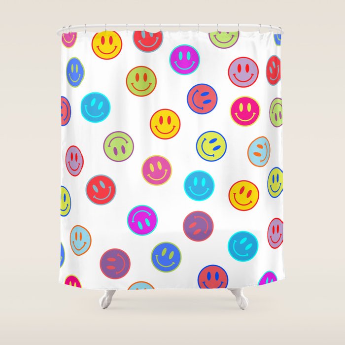 Smiley Obsessed #2 Shower Curtain