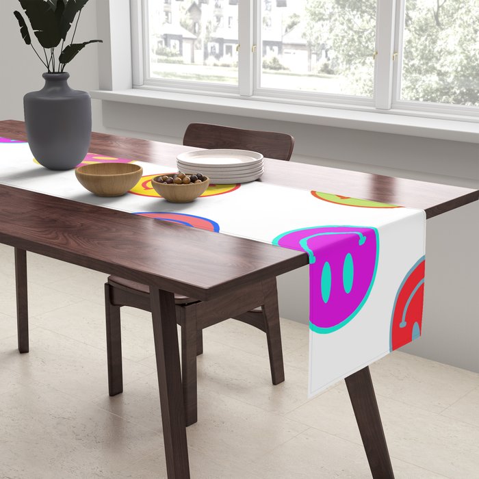 Smiley Obsessed #2 Table Runner Gallery Image 2