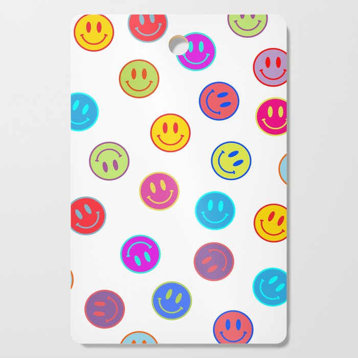 Smiley Obsessed #2 Cutting Board Gallery Image 1