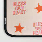 Southern Snark: Bless your heart (bright pink and orange) Laptop Sleeve Gallery Image 3