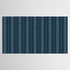 ivy stripes - navy blue Tablecloth Gallery Image 2