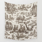 Antique 18th Century Pastoral Dancing French Tapestry Wall Tapestry Gallery Image 4