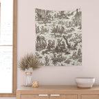 Antique 18th Century Pastoral Dancing French Tapestry Wall Tapestry Gallery Image 2