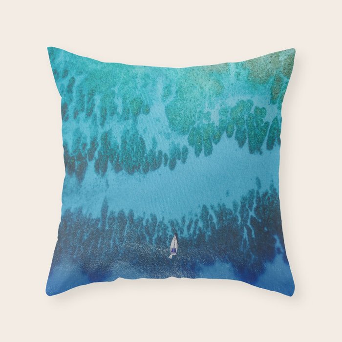 Roatan Island, Honduras Throw Pillow Gallery Image 1