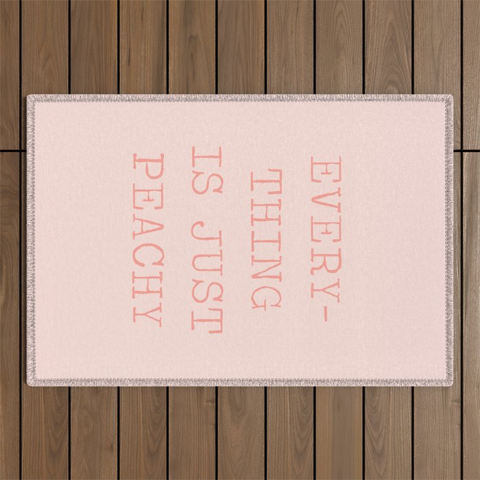 Just Peachy Outdoor Rug Gallery Image 1