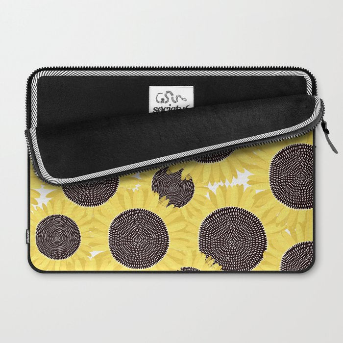 Sunflowers pattern Laptop Sleeve Gallery Image 2
