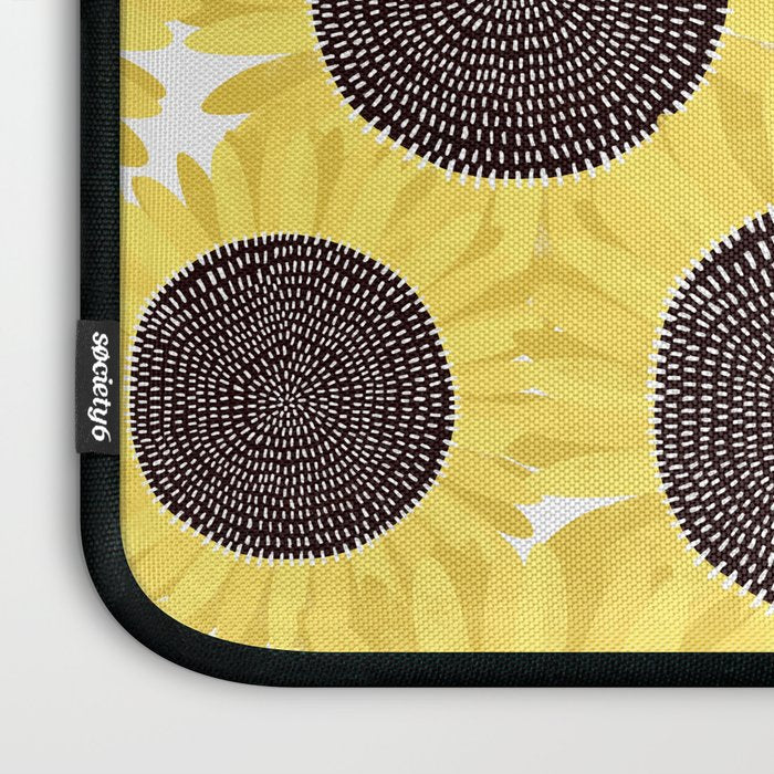 Sunflowers pattern Laptop Sleeve Gallery Image 3