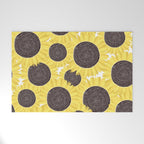 Sunflowers pattern Welcome Mat Gallery Image 1
