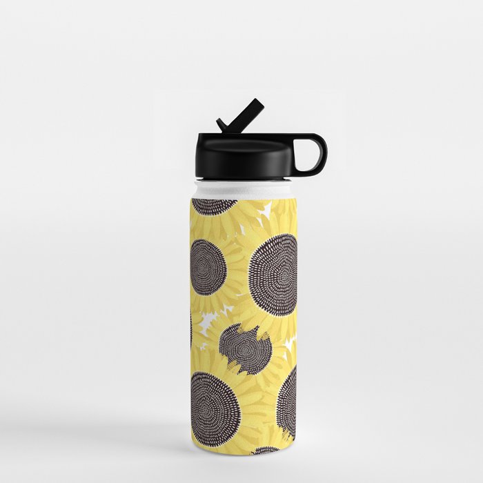 Sunflowers pattern Water Bottle Gallery Image 1