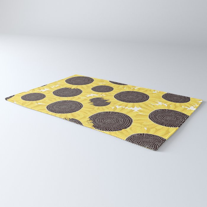Sunflowers pattern Rug Gallery Image 3