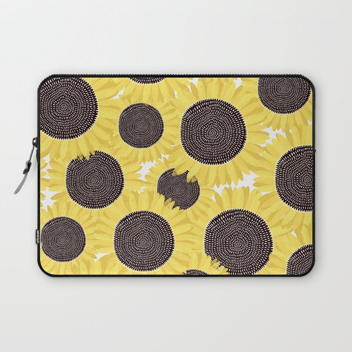 Sunflowers pattern Laptop Sleeve Gallery Image 1