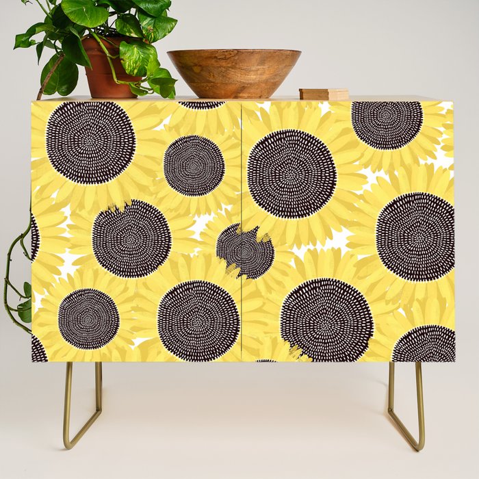 Sunflowers pattern Credenza Gallery Image 1