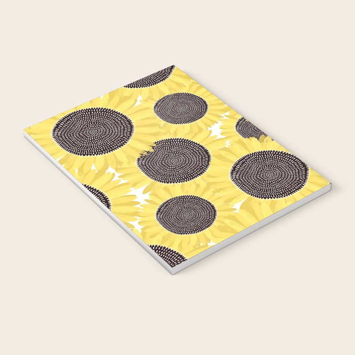 Sunflowers pattern Notebook Gallery Image 3
