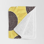 Sunflowers pattern Throw Blanket Gallery Image 3