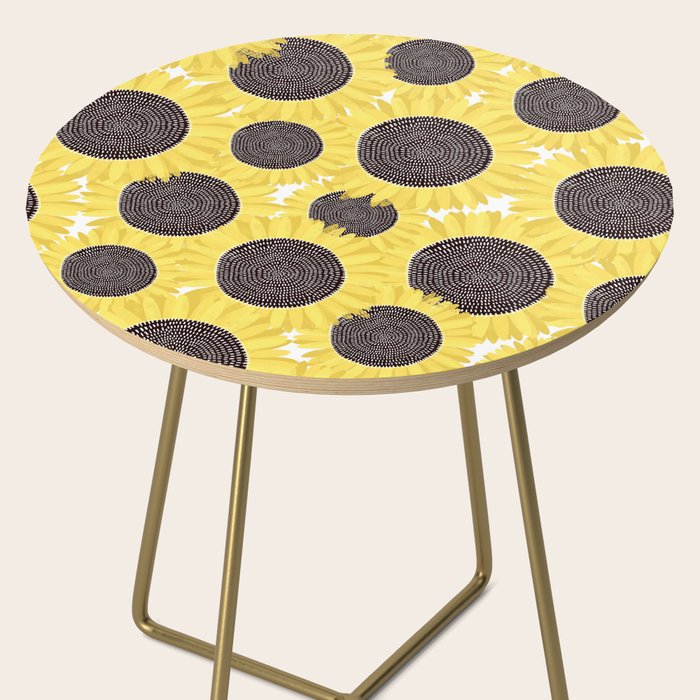 Sunflowers pattern Side Table Gallery Image 2