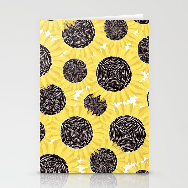 Sunflowers pattern Stationery Card Gallery Image 2