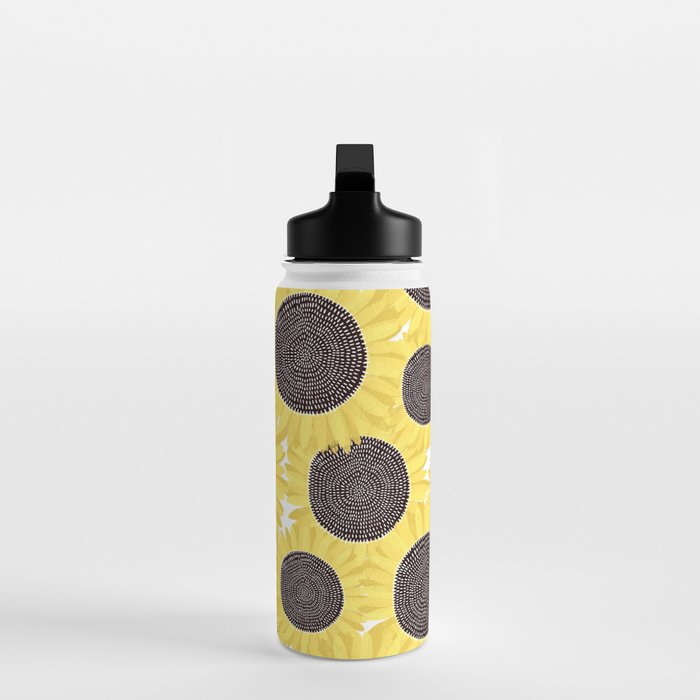 Sunflowers pattern Water Bottle Gallery Image 3