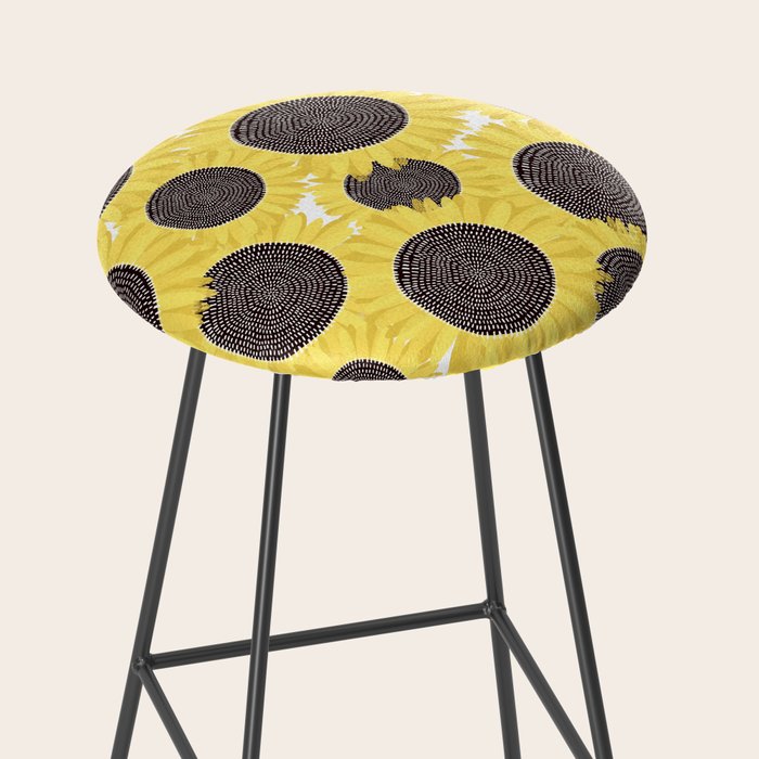 Sunflowers pattern Stool Gallery Image 2