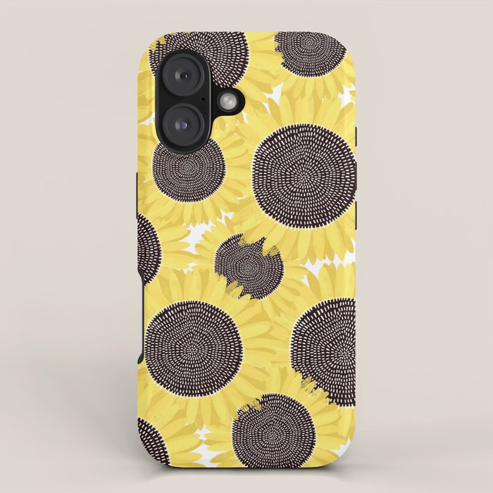 Sunflowers pattern iPhone Case Gallery Image 1