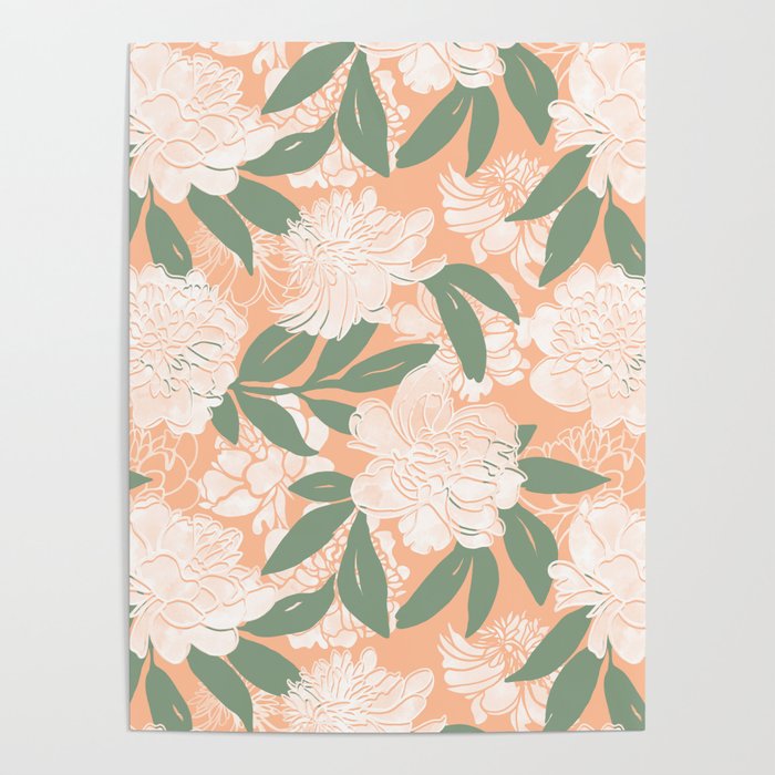 Modern floral blooms PGM7 Poster Gallery Image 4