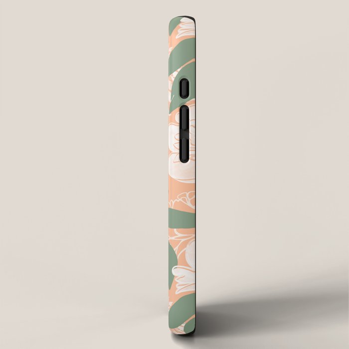 Modern floral blooms PGM7 iPhone Case Gallery Image 2