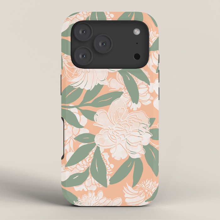 Modern floral blooms PGM7 iPhone Case Gallery Image 3