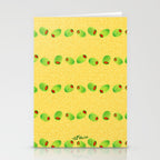 Olive Snack in Green & Yellow Stationery Card Gallery Image 2