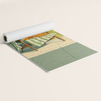 Sleeping Ginger Cat Sunshine Yoga Mat Gallery Image 2