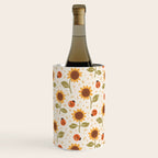 Sunflowers and Ladybugs Wine Chiller Gallery Image 2