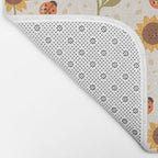 Sunflowers and Ladybugs Bath Mat Gallery Image 2