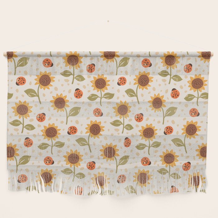 Sunflowers and Ladybugs Wall Hanging Gallery Image 1