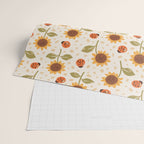 Sunflowers and Ladybugs Wrapping Paper Gallery Image 2
