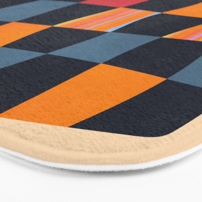 Geometric Abstraction 238 Bath Mat Gallery Image 3