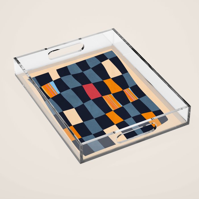 Geometric Abstraction 238 Acrylic Tray Gallery Image 1