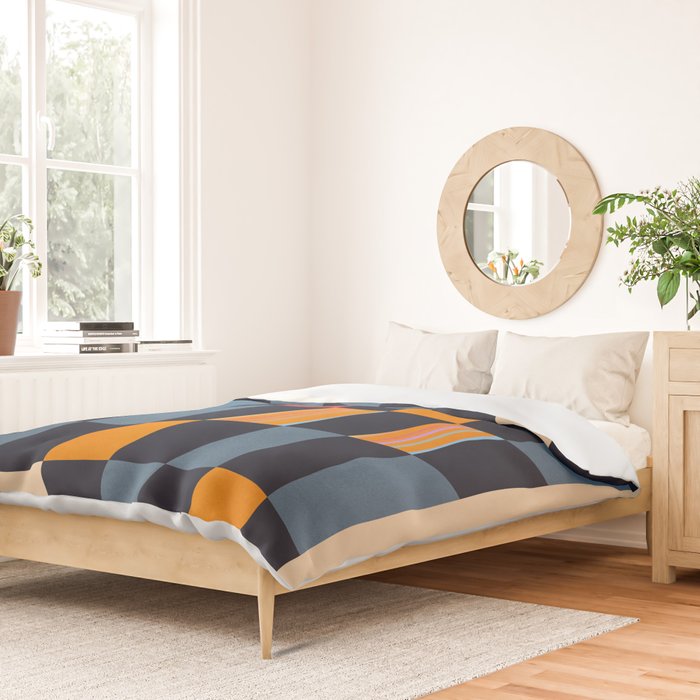 Geometric Abstraction 238 Duvet Cover Gallery Image 2