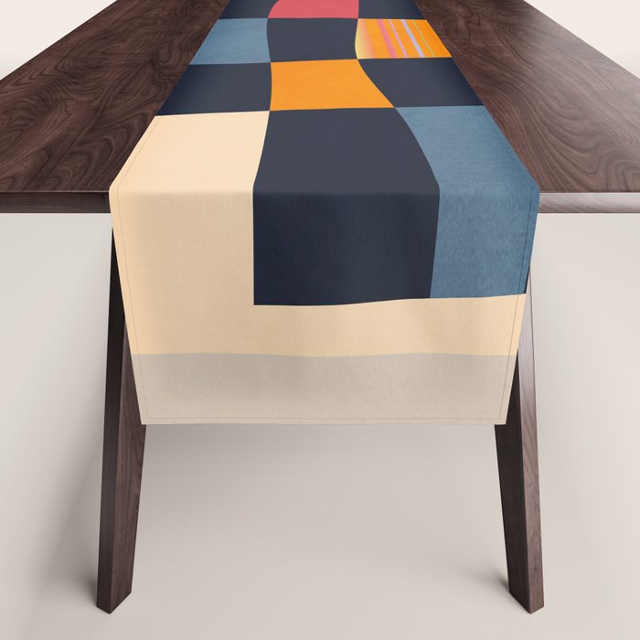 Geometric Abstraction 238 Table Runner Gallery Image 1