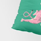 The Chase: Pink Tiger Edition Pillow Sham Gallery Image 4