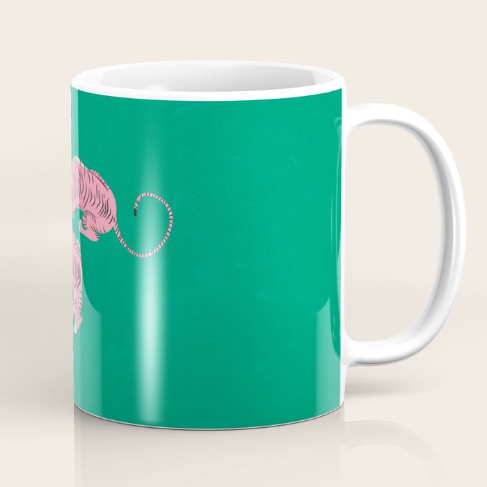 The Chase: Pink Tiger Edition Coffee Mug Gallery Image 1