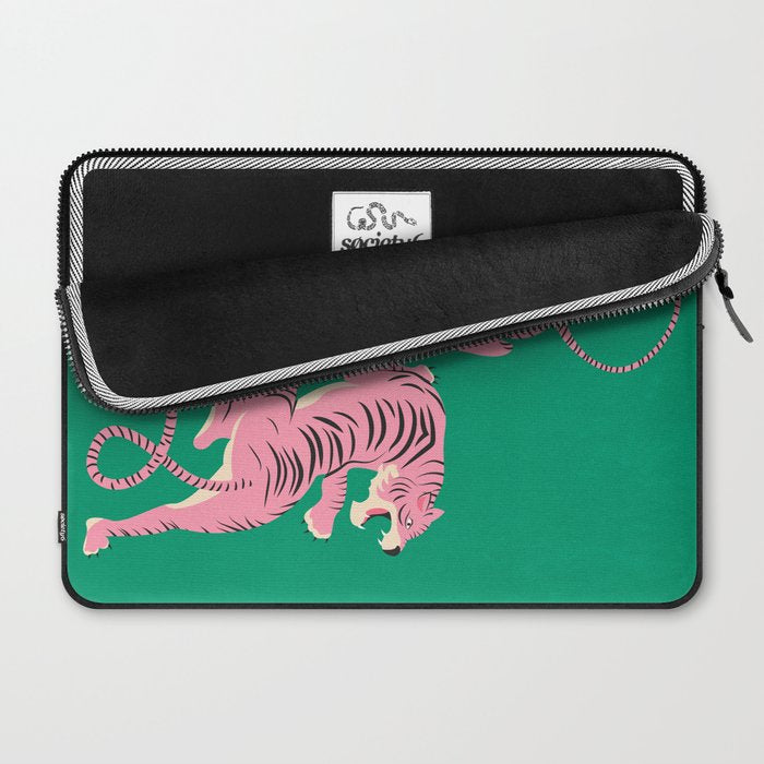 The Chase: Pink Tiger Edition Laptop Sleeve Gallery Image 2