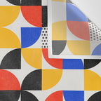 Shape & Pattern Study: Mid-Century Bauhaus Series Wall Tapestry Gallery Image 3
