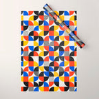 Shape & Pattern Study: Mid-Century Bauhaus Series Wrapping Paper Gallery Image 1