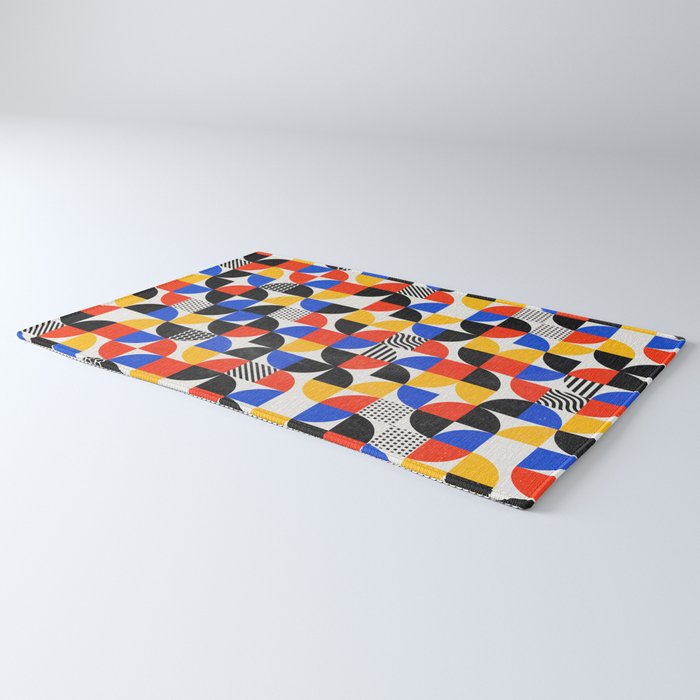 Shape & Pattern Study: Mid-Century Bauhaus Series Rug Gallery Image 3