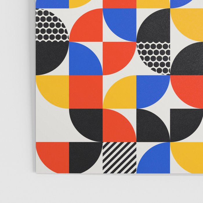 Shape & Pattern Study: Mid-Century Bauhaus Series Poster Gallery Image 3
