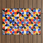Shape & Pattern Study: Mid-Century Bauhaus Series Outdoor Rug Gallery Image 1