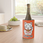 Lucky Cat Illustration Wine Chiller Gallery Image 4