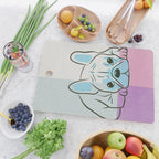Adorable French Bulldog Puppy Artwork Cutting Board Gallery Image 2