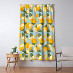Lemon Pattern - Amalfi Coast Cocktails Window Curtain Gallery Image 5