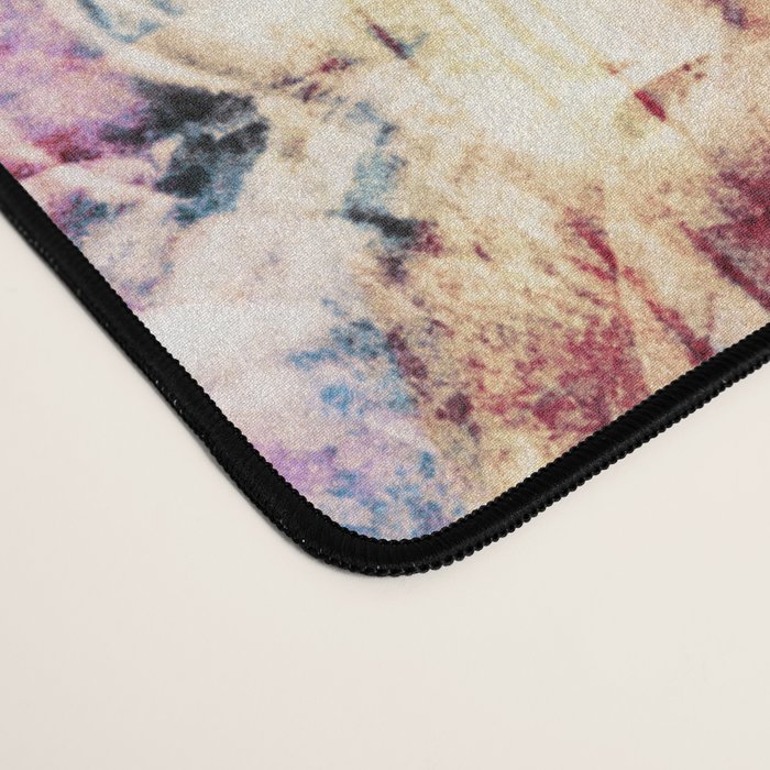 Colorful Abstract Batik Butterfly Rorschach Ink Blot Art Universe No5 Desk Mat Gallery Image 4