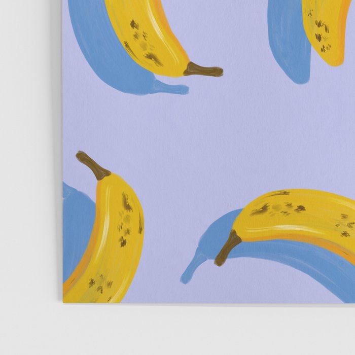 Banana Pattern - Blue Palette Poster Gallery Image 3