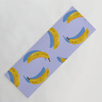 Banana Pattern - Blue Palette Yoga Mat Gallery Image 1